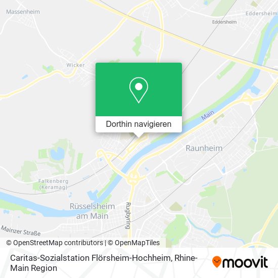 Caritas-Sozialstation Flörsheim-Hochheim Karte