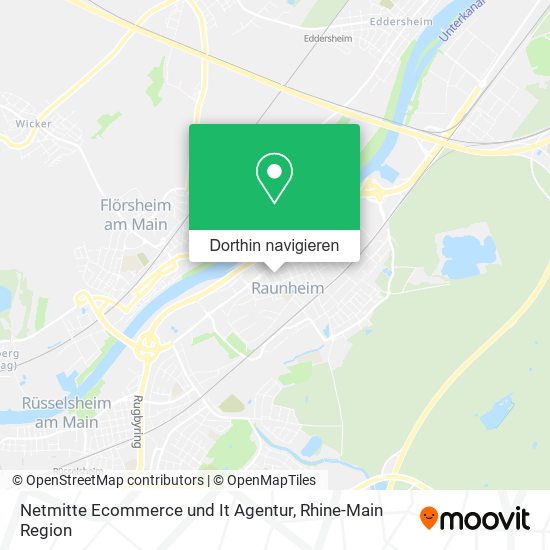 Netmitte Ecommerce und It Agentur Karte
