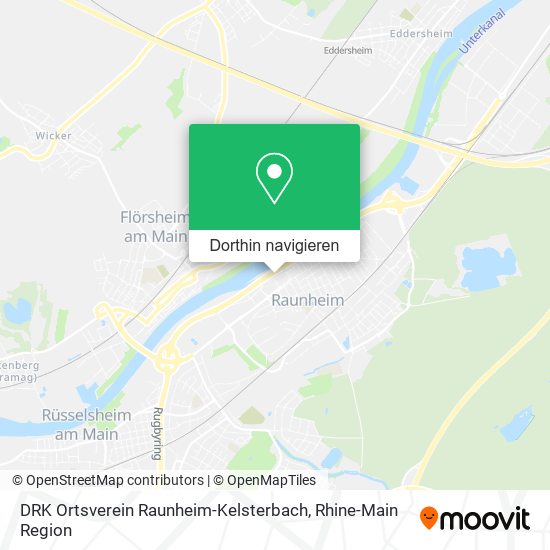 DRK Ortsverein Raunheim-Kelsterbach Karte