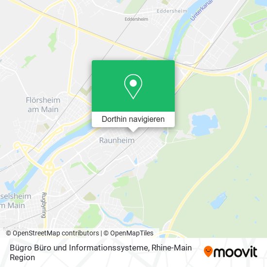 Bügro Büro und Informationssysteme Karte