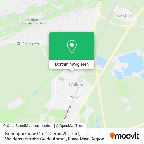 Kreissparkasse Groß- Gerau Walldorf, Waldenserstraße Geldautomat Karte