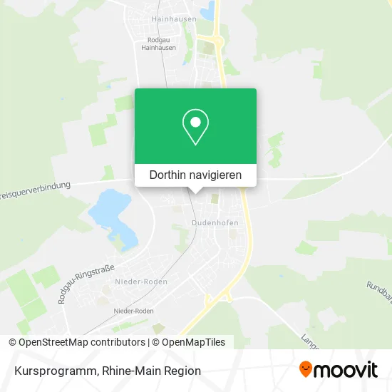 Kursprogramm Karte