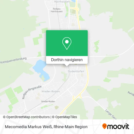 Mecomedia Markus Weiß Karte