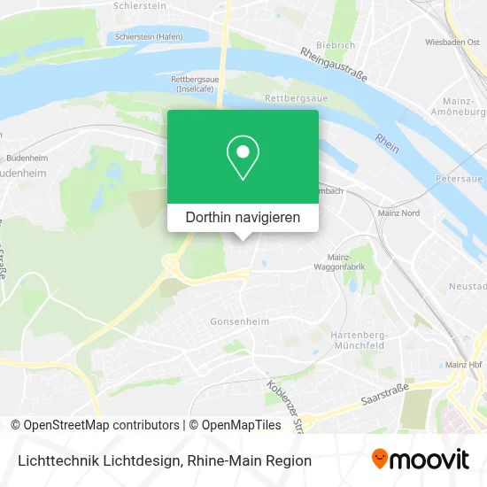 Lichttechnik Lichtdesign Karte