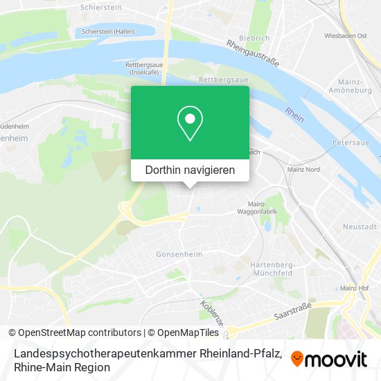 Landespsychotherapeutenkammer Rheinland-Pfalz Karte