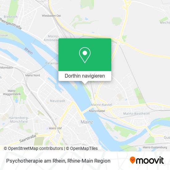 Psychotherapie am Rhein Karte