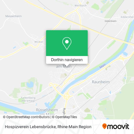 Hospizverein Lebensbrücke Karte