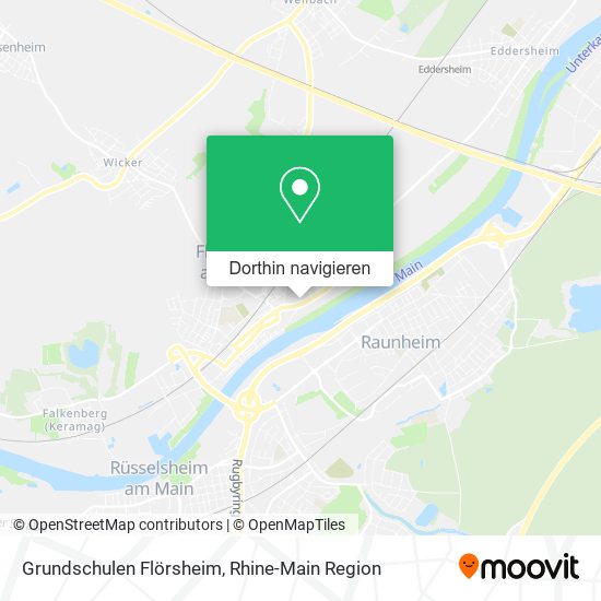Grundschulen Flörsheim Karte