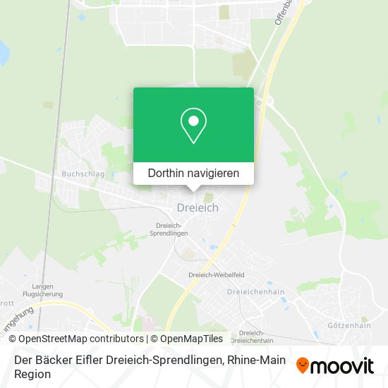 Der Bäcker Eifler Dreieich-Sprendlingen Karte