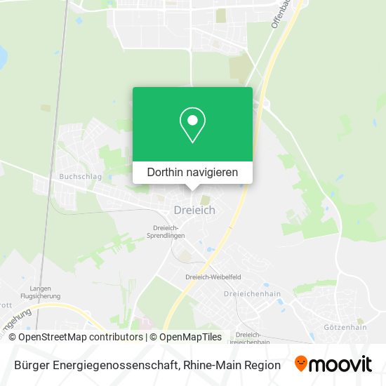 Bürger Energiegenossenschaft Karte