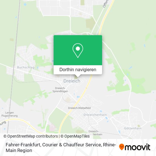 Fahrer-Frankfurt, Courier & Chauffeur Service Karte
