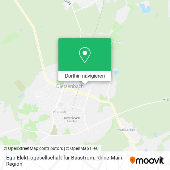 Egb Elektrogesellschaft für Baustrom Karte