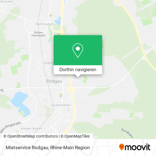 Mietservice Rodgau Karte