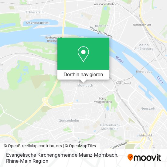 Evangelische Kirchengemeinde Mainz-Mombach Karte