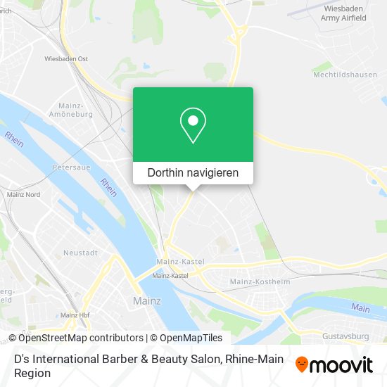 D's International Barber & Beauty Salon Karte