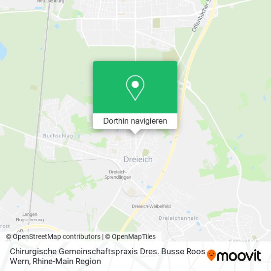 Chirurgische Gemeinschaftspraxis Dres. Busse Roos Wern Karte