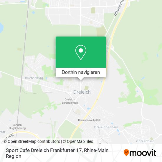 Sport Cafe Dreieich Frankfurter 17 Karte