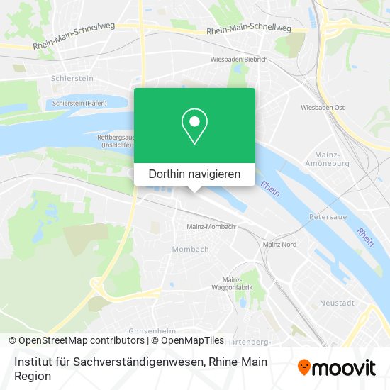 Institut für Sachverständigenwesen Karte