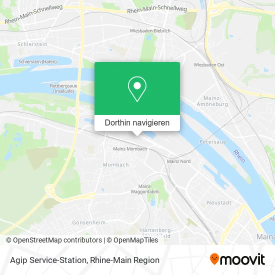 Agip Service-Station Karte