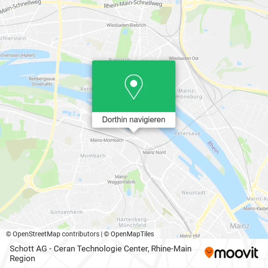 Schott AG - Ceran Technologie Center Karte