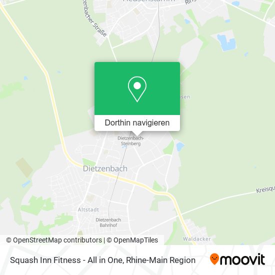 Squash Inn Fitness - All in One Karte