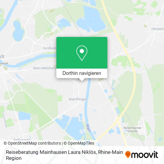 Reiseberatung Mainhausen Laura Niklös Karte