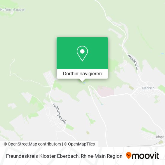 Freundeskreis Kloster Eberbach Karte