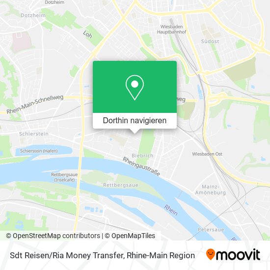 Sdt Reisen/Ria Money Transfer Karte