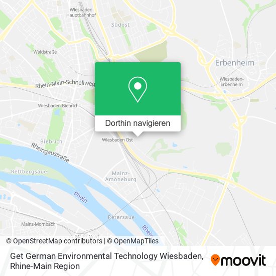 Get German Environmental Technology Wiesbaden Karte