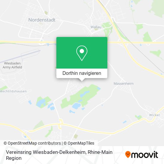 Vereinsring Wiesbaden-Delkenheim Karte