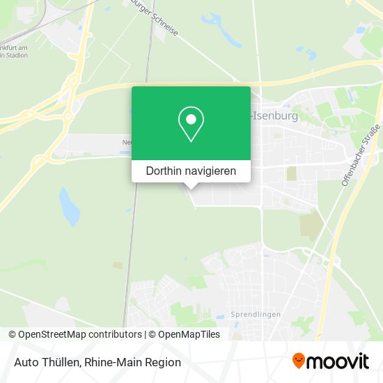 Auto Thüllen Karte