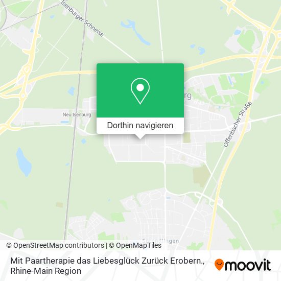 Mit Paartherapie das Liebesglück Zurück Erobern. Karte