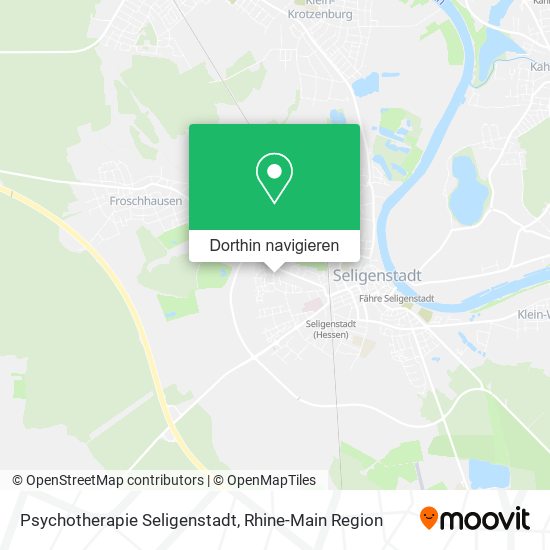 Psychotherapie Seligenstadt Karte
