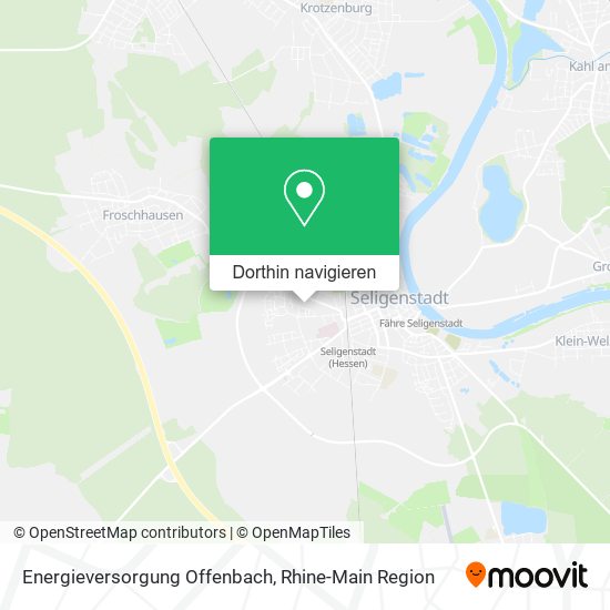 Energieversorgung Offenbach Karte