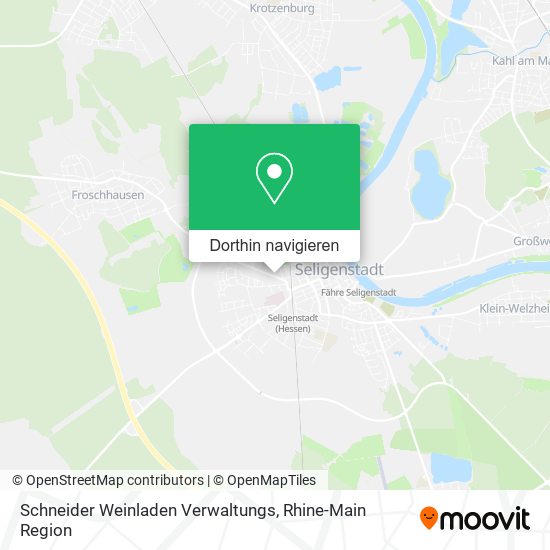 Schneider Weinladen Verwaltungs Karte