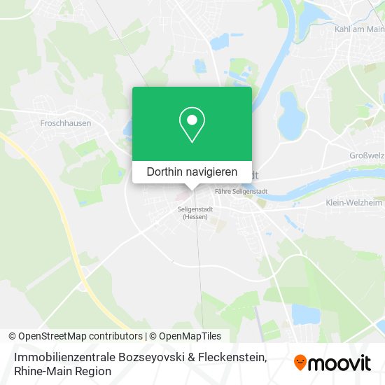 Immobilienzentrale Bozseyovski & Fleckenstein Karte
