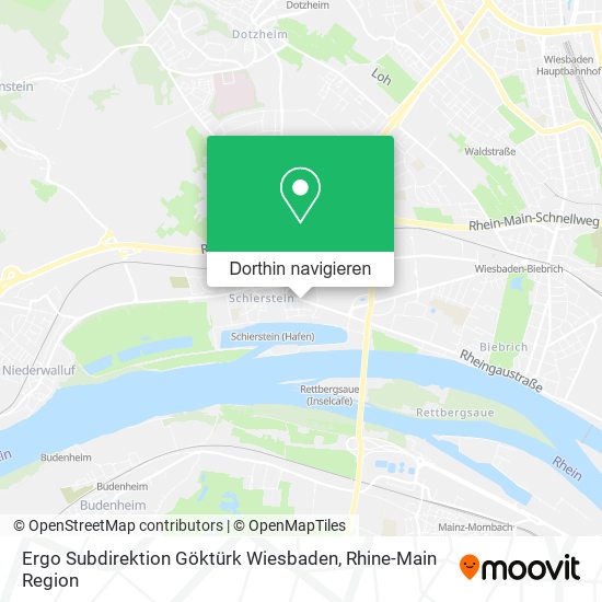 Ergo Subdirektion Göktürk Wiesbaden Karte