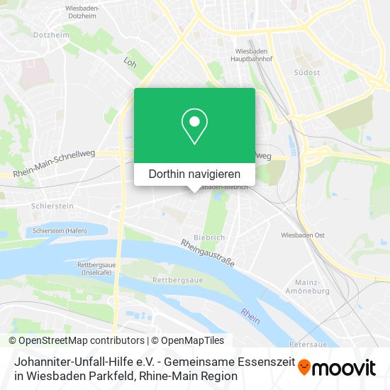 Johanniter-Unfall-Hilfe e.V. - Gemeinsame Essenszeit in Wiesbaden Parkfeld Karte