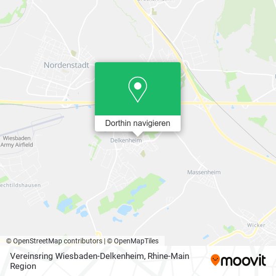 Vereinsring Wiesbaden-Delkenheim Karte