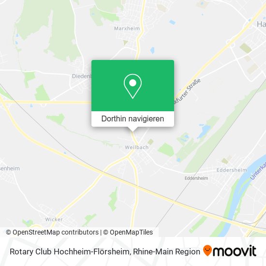 Rotary Club Hochheim-Flörsheim Karte