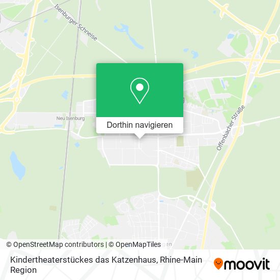 Kindertheaterstückes das Katzenhaus Karte