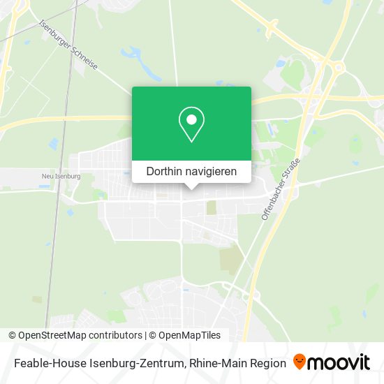 Feable-House Isenburg-Zentrum Karte