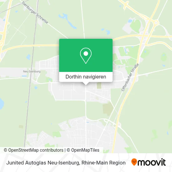 Junited Autoglas Neu-Isenburg Karte