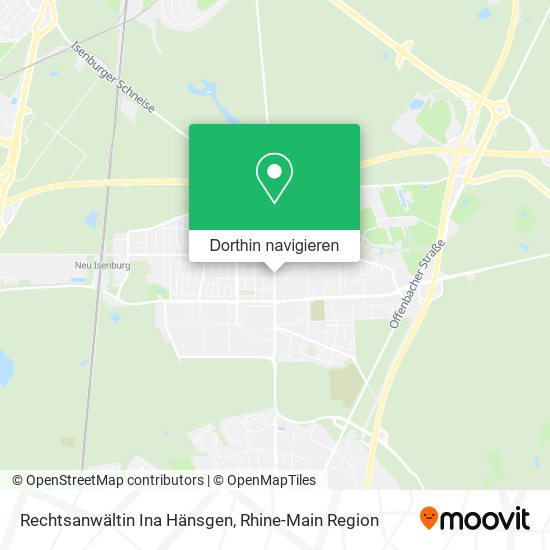 Rechtsanwältin Ina Hänsgen Karte