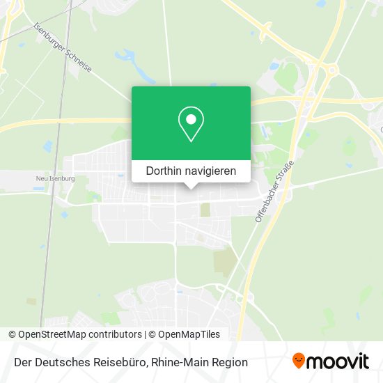 Der Deutsches Reisebüro Karte