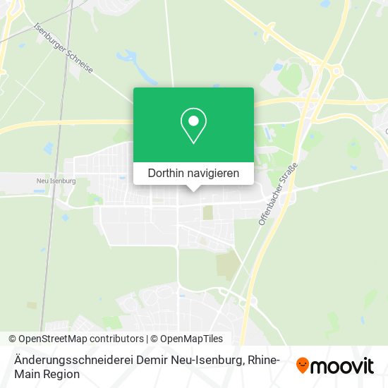Änderungsschneiderei Demir Neu-Isenburg Karte