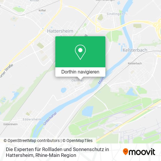 Die Experten für Rollladen und Sonnenschutz in Hattersheim Karte