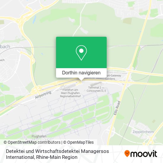Detektei und Wirtschaftsdetektei Managersos International Karte