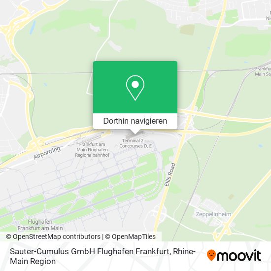 Sauter-Cumulus GmbH Flughafen Frankfurt Karte