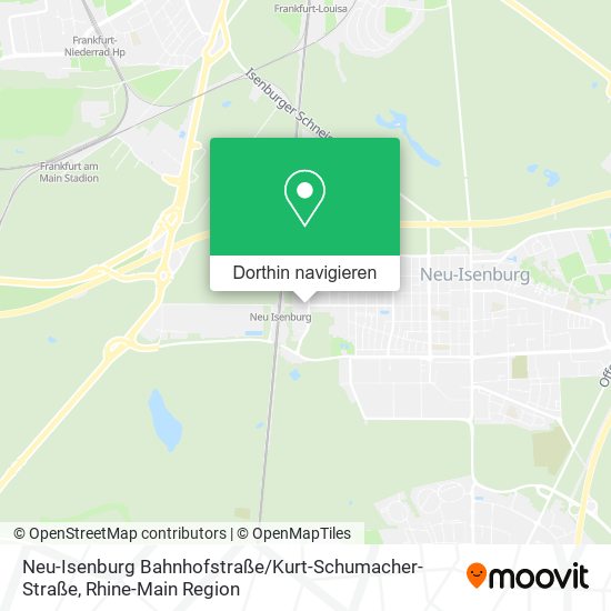 Neu-Isenburg Bahnhofstraße / Kurt-Schumacher-Straße Karte